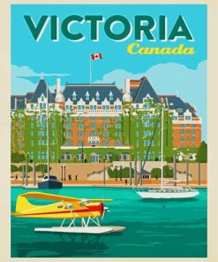 Victoria Canada paint by number