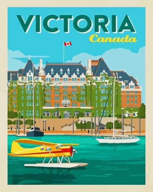 Victoria Canada paint by number