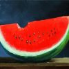 Watermelon paint by numbers