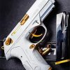 White Gun Weapon paint by number