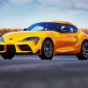 Yellow Supra paint by number