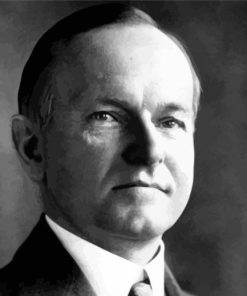 30th President Of The US Calvin Coolidge paint by number