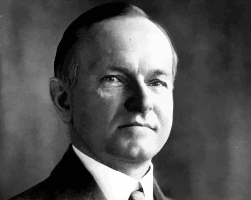 30th President Of The US Calvin Coolidge paint by number