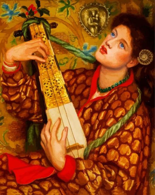 A Christms Carol By Rossetti paint by numbers