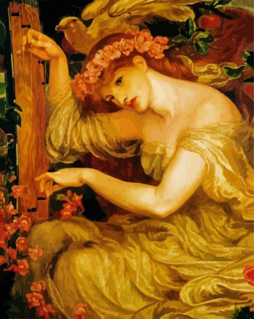 A Sea Spell By Rossetti paint by numbers