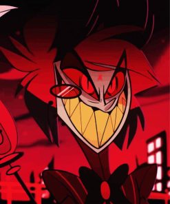 Hazbin Hotel Alastor paint by numbers