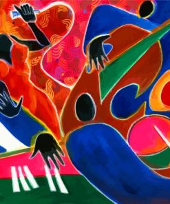 Abstract Jazz Art paint by number