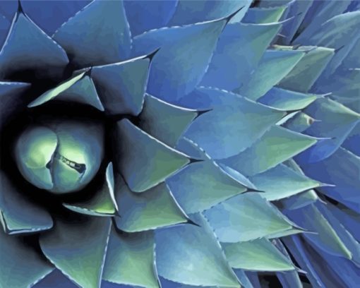 Agave Plant paint by numbers