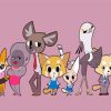 Aggretsuko Characters paint by numbers