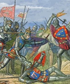 Agincourt Battle paint by numbers