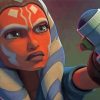 Ahsoka Star Wars paint by number