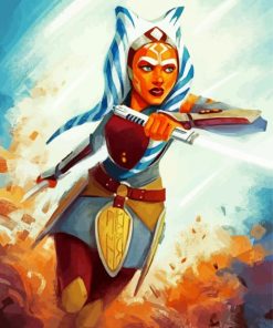 Ahsoka paint by number