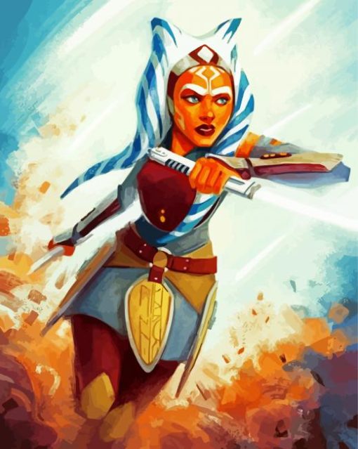 Ahsoka paint by number