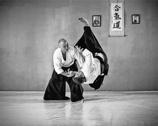 Aikido Techniques paint by number