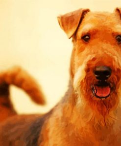 Airedale Terrier Animal paint by number