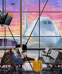 Airport paint by number