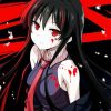 Akame Ga Kill Anime Girl paint by number