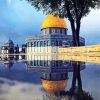 Al Aqsa Mosque Reflection paint by numbers