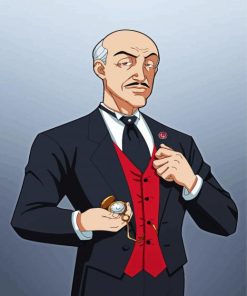 Alfred Pennyworth Batman Character paint by number