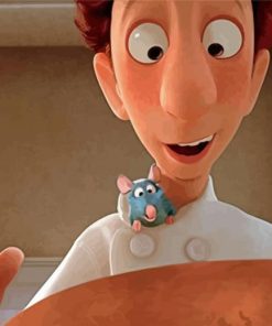 Alfredo And Remy Ratatouille paint by number