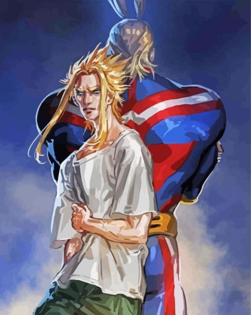 All Might Toshinori Yagi paint by number