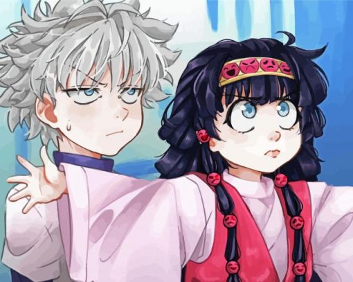 Alluka And Killua Art paint by number