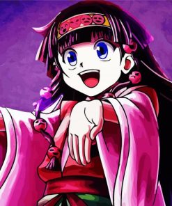 Alluka Zoldyck Anime Character paint by number