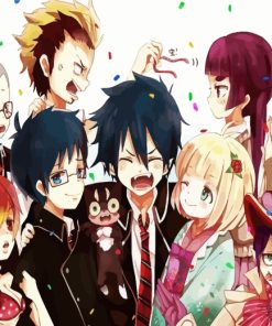 Anime Blue Exorcist Characters paint by number