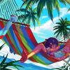 Anime Girls On Hammock paint by number