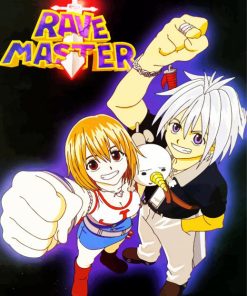 Anime Rave Master paint by number