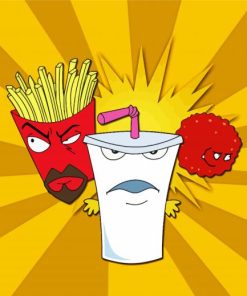 Aqua Teen Hunger Force paint by number