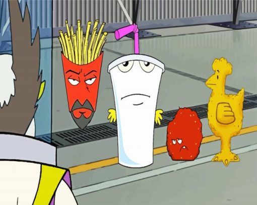 Aqua Teen paint by number