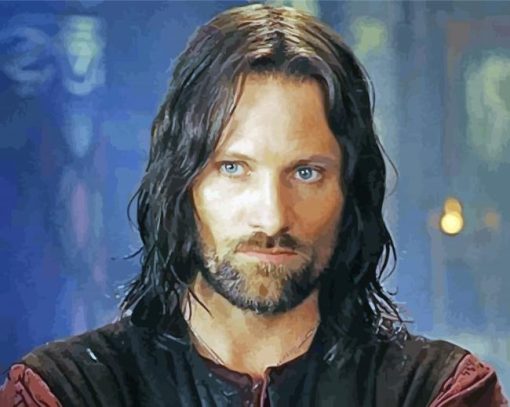 Aragorn Character paint by numbers