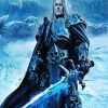 Arthas Menethil Warcraft Character paint by numbers