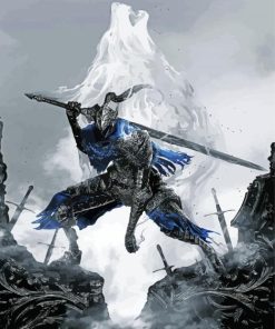 Artorias Video Game Character paint by number