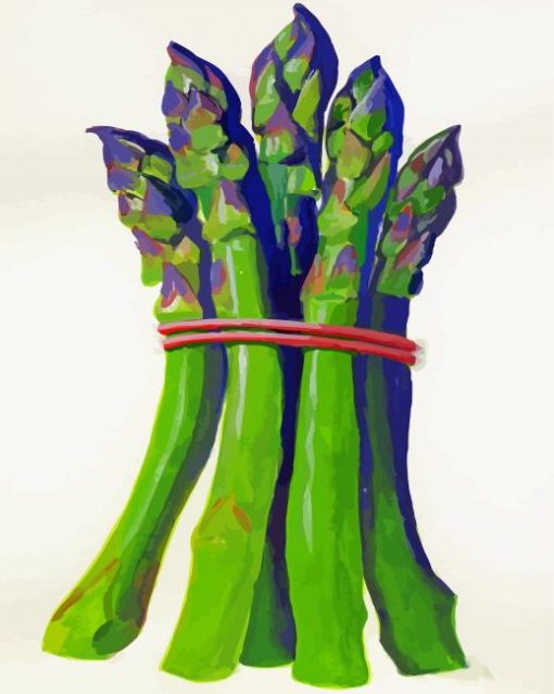 Asparagus Art paint by numbers