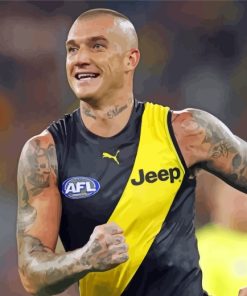 Australian Football League Dustin Martin paint by numbers