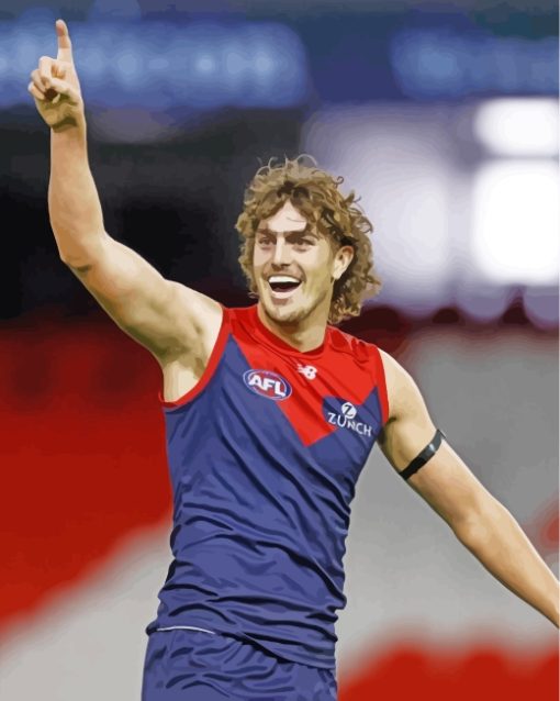 Australian Football League Luke Jackson paint by numbers