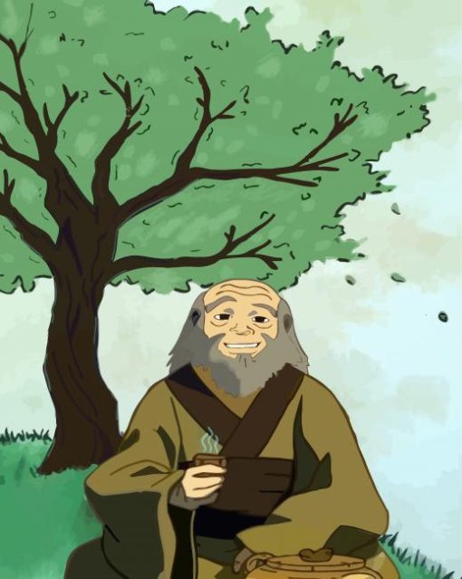 Avatar Iroh paint by number