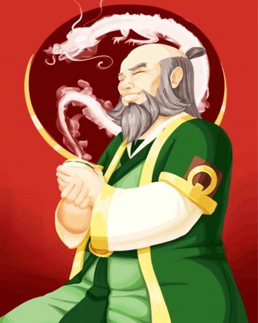 Avatar The Last Airbender Iroh paint by number