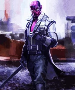 Baron Zemo Captain America Civil paint by numbers