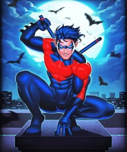 Batman Nightwing Heroes paint by numbers