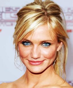 Beautiful Cameron Diaz paint by numbers