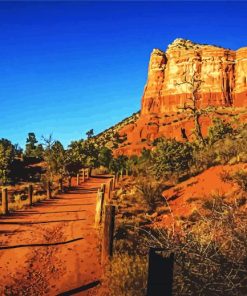 Bell Rock Trail paint by number