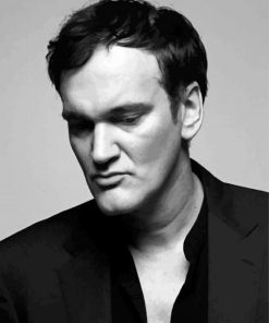 Black And White Quentin Tarantino paint by number