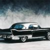 Black Classic Cadilac Car paint by numbers