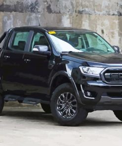 Black Ford Ranger Car paint by number