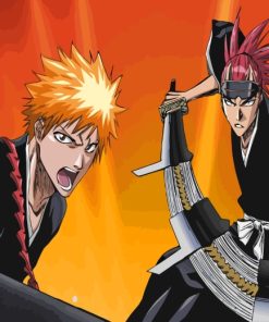 Bleach Ichigo Kurosaki paint by number