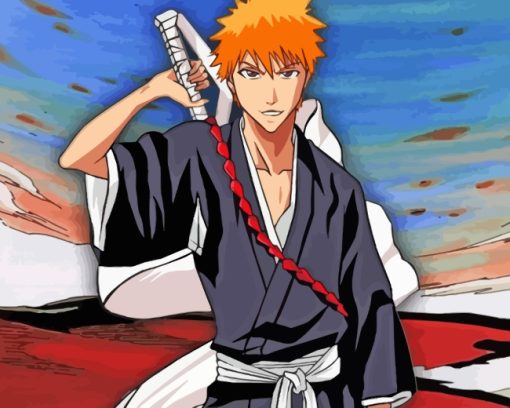 Bleach Ichigo paint by number