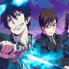 Blue Exorcist Rin Okumura And Yukio Okumura paint by number